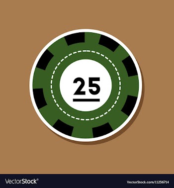 Paper sticker on stylish background single poker vector image