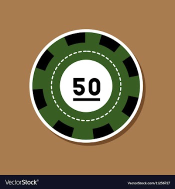 Paper sticker on stylish background single poker vector image
