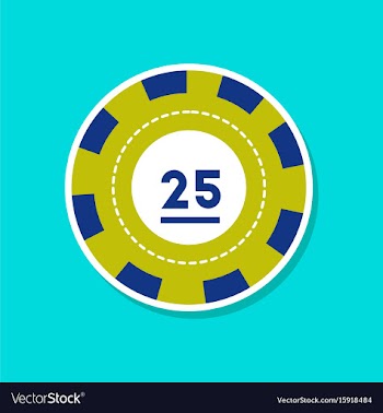 Paper sticker on stylish background single poker vector image