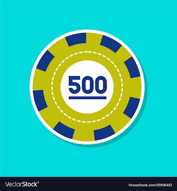 Paper sticker on stylish background single poker vector image