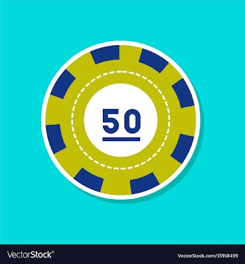 Paper sticker on stylish background single poker vector image