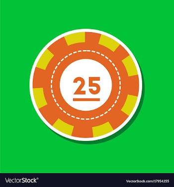 Paper sticker on stylish background single poker vector image
