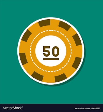 Paper sticker on stylish background single poker vector image
