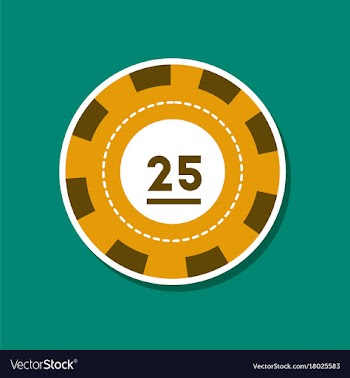 Paper sticker on stylish background single poker vector image
