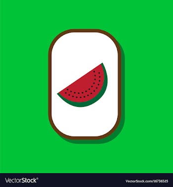 Paper sticker on stylish background slice of vector image