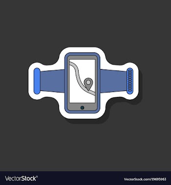 Paper sticker on stylish background smartphone vector image