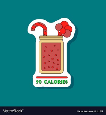 Paper sticker on stylish background smoothies vector image