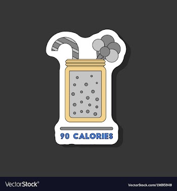 Paper sticker on stylish background smoothies vector image