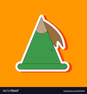 Paper sticker on stylish background snow avalanche vector image