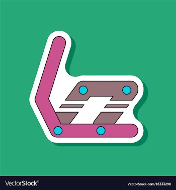 Paper sticker on stylish background snowboard vector image