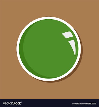 Paper sticker on stylish background sphere vector image