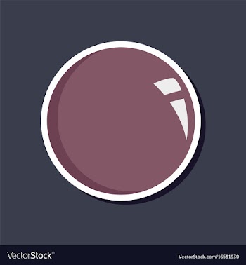 Paper sticker on stylish background sphere vector image