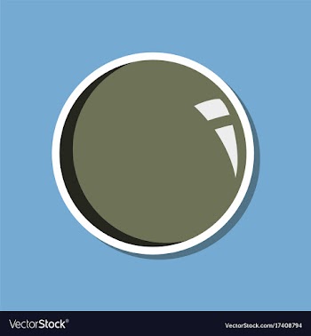 Paper sticker on stylish background sphere vector image