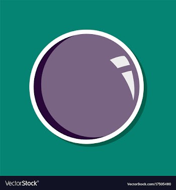 Paper sticker on stylish background sphere vector image
