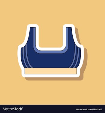 Paper sticker on stylish background sports top vector image