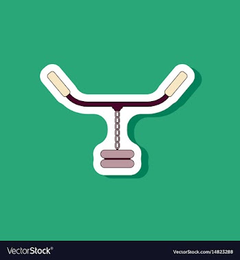 Paper sticker on stylish background sports vector image