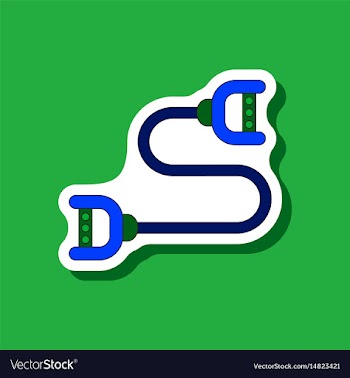 Paper sticker on stylish background sports vector image