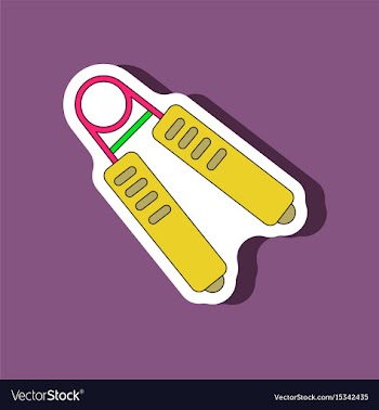 Paper sticker on stylish background sports vector image