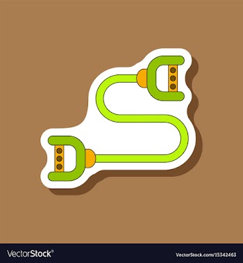 Paper sticker on stylish background sports vector image