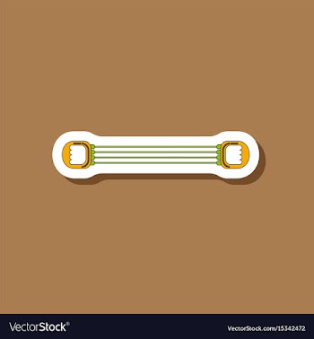 Paper sticker on stylish background sports vector image