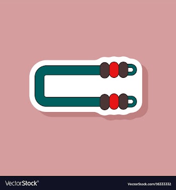 Paper sticker on stylish background sports vector image
