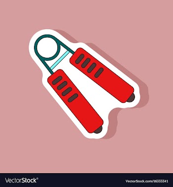 Paper sticker on stylish background sports vector image
