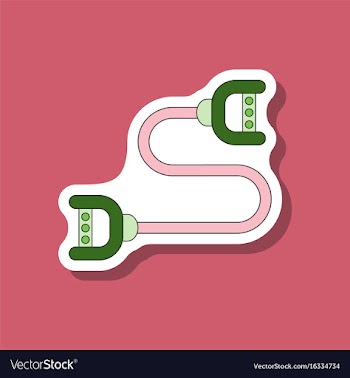 Paper sticker on stylish background sports vector image