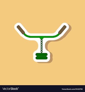 Paper sticker on stylish background sports vector image