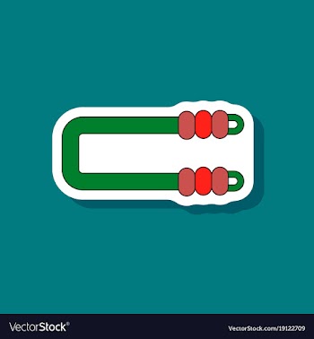 Paper sticker on stylish background sports vector image