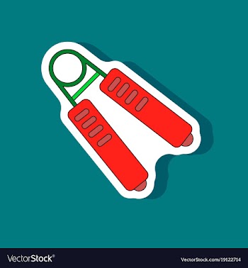 Paper sticker on stylish background sports vector image