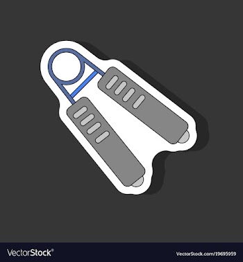 Paper sticker on stylish background sports vector image