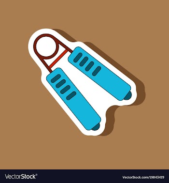 Paper sticker on stylish background sports vector image