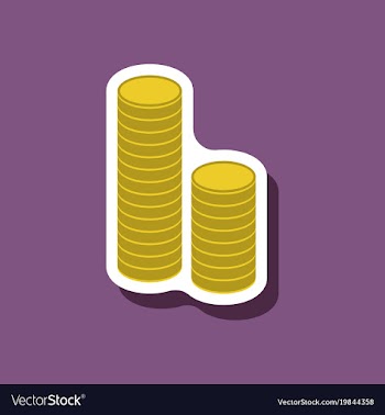 Paper sticker on stylish background stacks of vector image