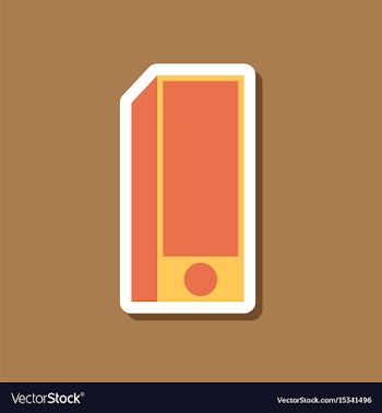 Paper sticker on stylish background subwoofer vector image