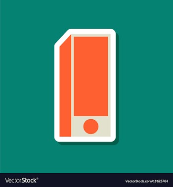 Paper sticker on stylish background subwoofer vector image