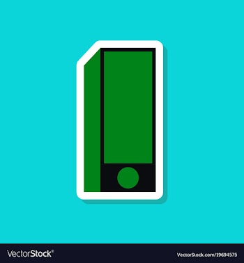 Paper sticker on stylish background subwoofer vector image