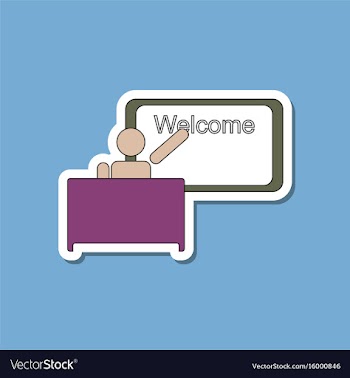 Paper sticker on stylish background table board vector image