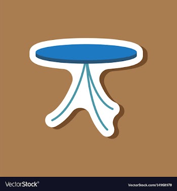 Paper sticker on stylish background table vector image