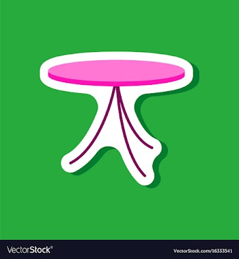 Paper sticker on stylish background table vector image