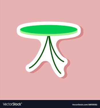 Paper sticker on stylish background table vector image