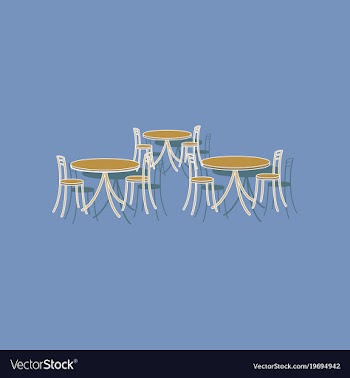 Paper sticker on stylish background tables and vector image
