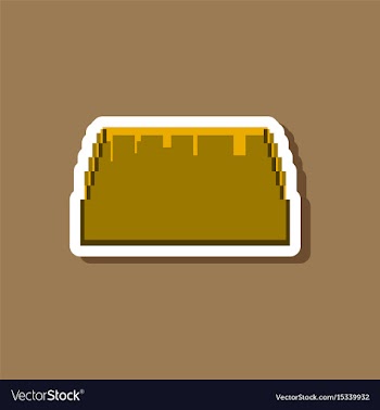 Paper sticker on stylish background tacos vector image