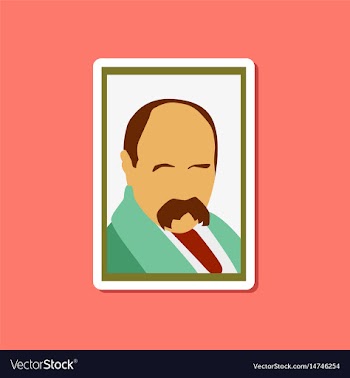 Paper sticker on stylish background taras vector image