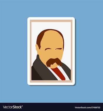 Paper sticker on stylish background taras vector image