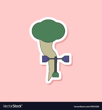 Paper sticker on stylish background tornado vector image