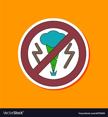 Paper sticker on stylish background tornado vector image
