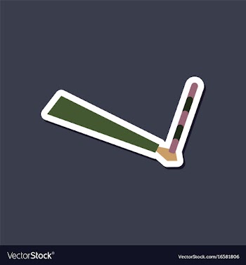 Paper sticker on stylish background traffic cops vector image