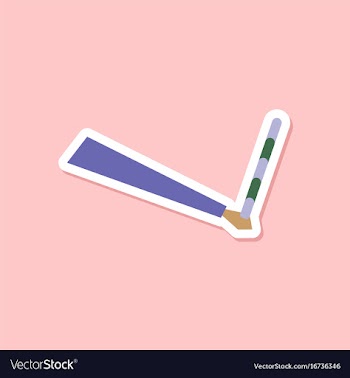 Paper sticker on stylish background traffic cops vector image