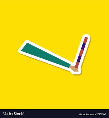 Paper sticker on stylish background traffic cops vector image