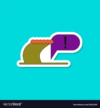 Paper sticker on stylish background tsunami vector image